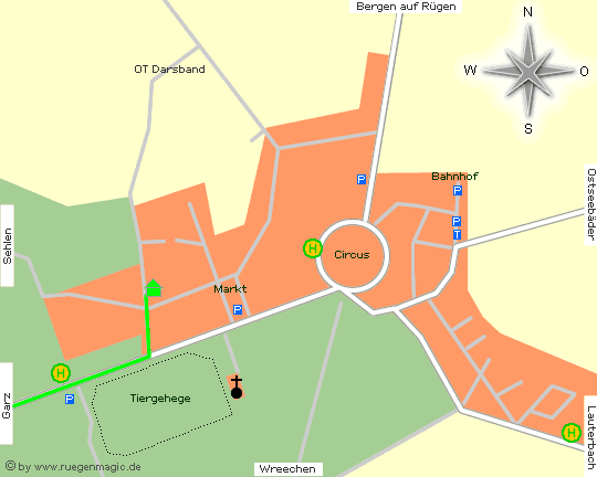 Ortsplan Putbus