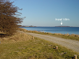 Radweg direkt am Greifswalder Bodden 